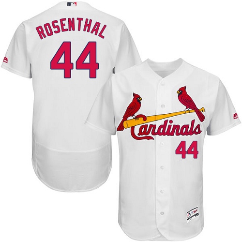 Cardinals #44 Trevor Rosenthal White Flexbase Authentic Collection Stitched MLB Jersey
